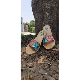 Hand Painted Leather Chappal