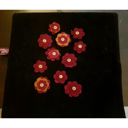 [PK1986-HM-CUS-006950] Black Flowers Cushion Cover