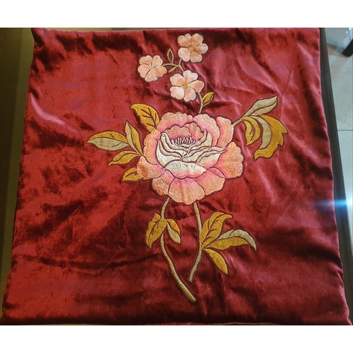[PK1986-HM-CUS-006953] Burgundy Cushion Cover