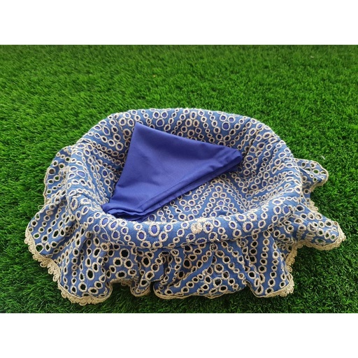 [PK1986-GN-GEN-006960] Chikankari Bread Basket Cover