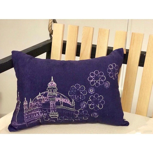 [PK2247-HM-CUS-007318] Hand Embroidered Cushion Cover