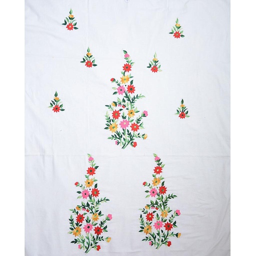 [PK1577-GN-GEN-008046] Ladies hand embroidered shirt piece