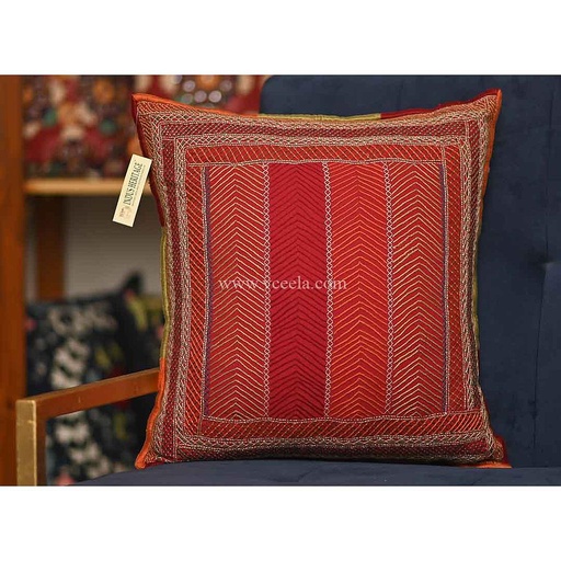 [PK2404-HM-CUS-008179] Hand Embroidered Cushion Cover