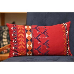 [PK2404-HM-CUS-008189] Hand Embroidered Cushion Cover