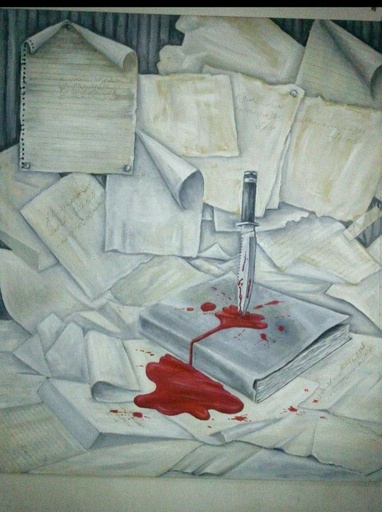 [PK2453-AR-OIL-008367] End of Morality | Painting | Oil on Canvas