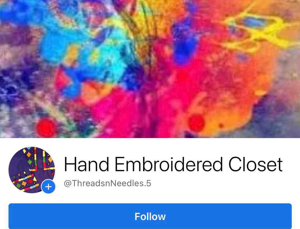 Hand Embroidered Closet